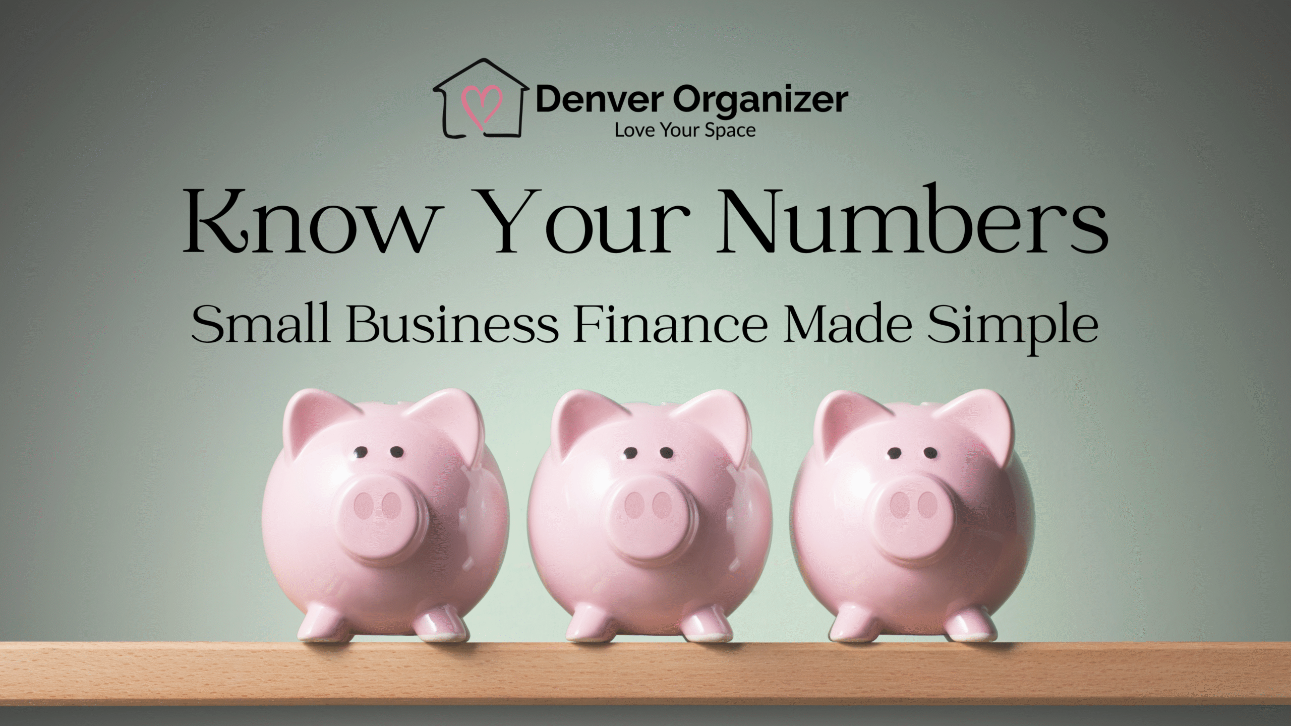 Know Your Numbers | Small Business Finance Made Simple | Denver Organizer | Judy Nicholson